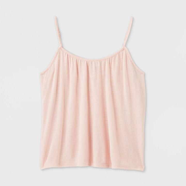 Women's Linen Cami - A New Day Light Pink