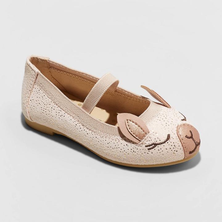 Toddler Girls' Cynthia American Girl Ballet Flats - Cat & Jack Tan
