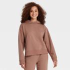 Women's Hooded Sweatshirt - A New Day Light Brown