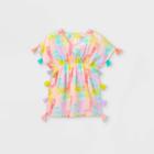 Girls' Woven Tie-dye Caftan Cover Up - Cat & Jack Pink