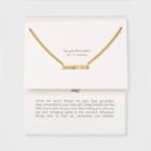 No Brand Silver Plated Gold Dipped Breathe Chain Necklace - Gold