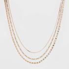 Multi-strand Link Chain Necklace - A New Day Gold