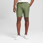 Men's 9 Textured Linden Flat Front Shorts - Goodfellow & Co Orchid