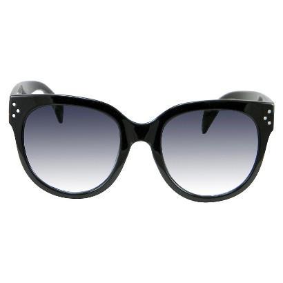 Outlook Eyewear Women's Round Sunglasses - Black