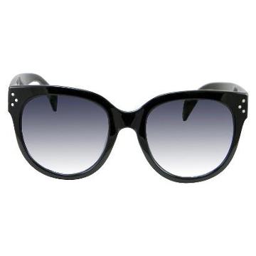 Outlook Eyewear Women's Round Sunglasses - Black