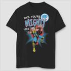 Boys' Marvel Thor Mighty Like Dad Short Sleeve T-shirt - Black