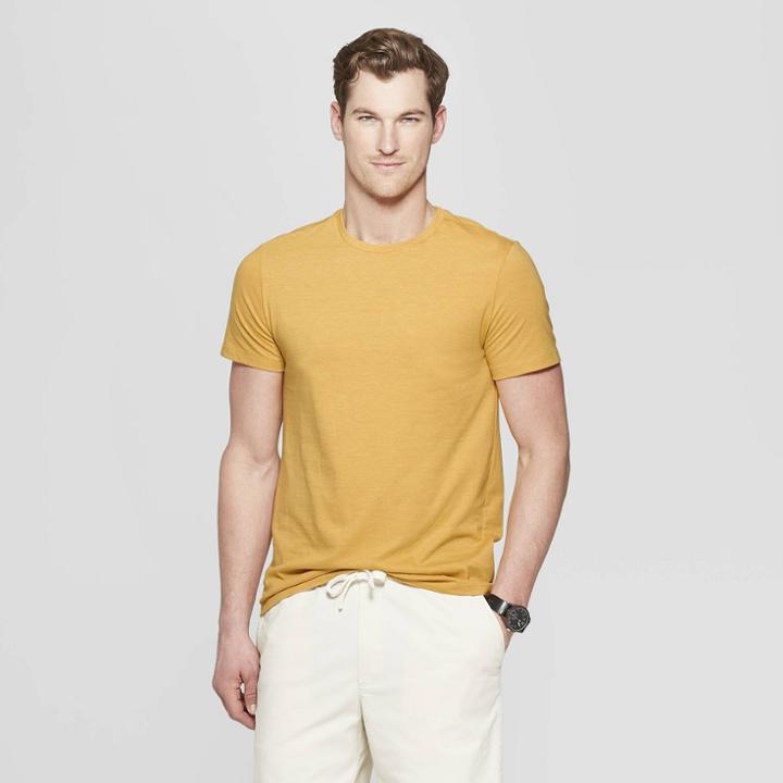 Men's Regular Fit Short Sleeve Lyndale Crew T-shirt - Goodfellow & Co