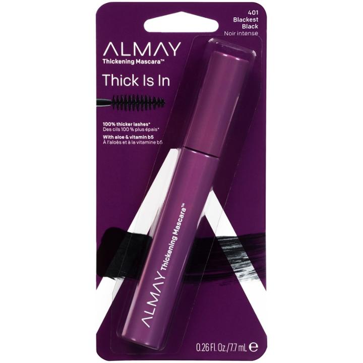 Almay Thick Is In Thickening Mascara 401 Blackest Black