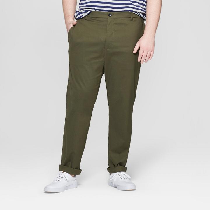 Men's Big & Tall Chino Pants - Goodfellow & Co Late Night Green