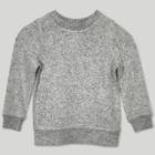 Afton Street Toddler Girls' Hacci Sweatshirt - Gray