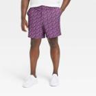 Men's Big & Tall Hybrid Shorts - All In Motion Purple