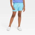 Girls' Knit Pull-on Shorts - Cat & Jack Turquoise Green