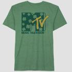Men's Mtv Clover Shot Sleeve Graphic T-shirt - Green