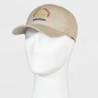 Men's Cotton Canvas Baseball With Embroidered Hat - Goodfellow & Co Beige