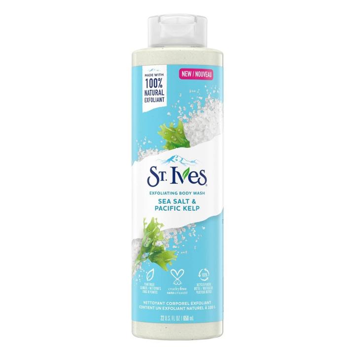 St. Ives Sea Salt & Pacific Kelp Plant-based Natural Body Wash Soap - 22 Fl Oz, Adult Unisex