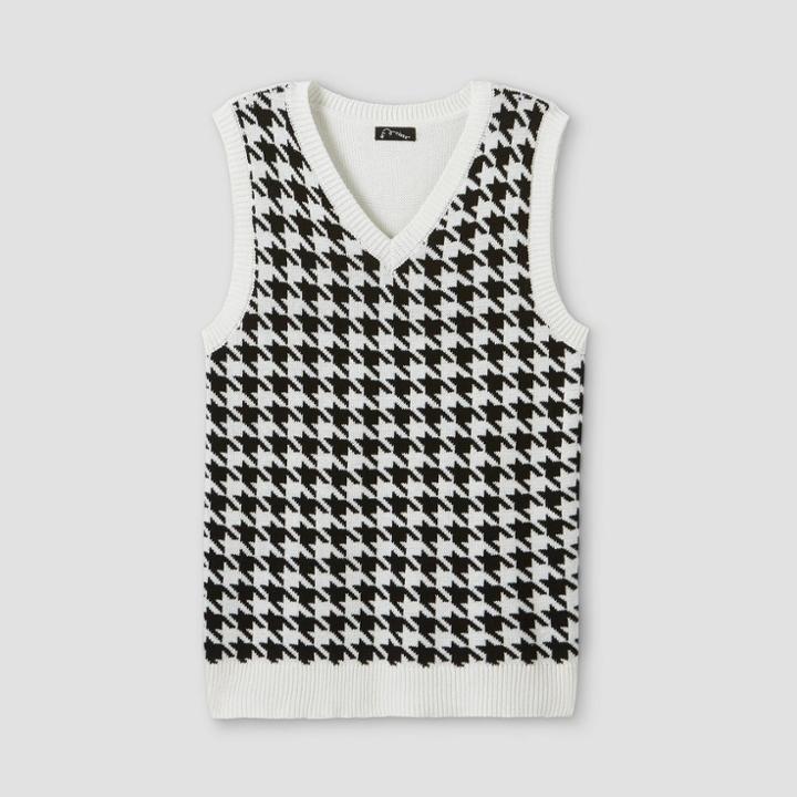 Girls' Sweater Vest - Art Class Black