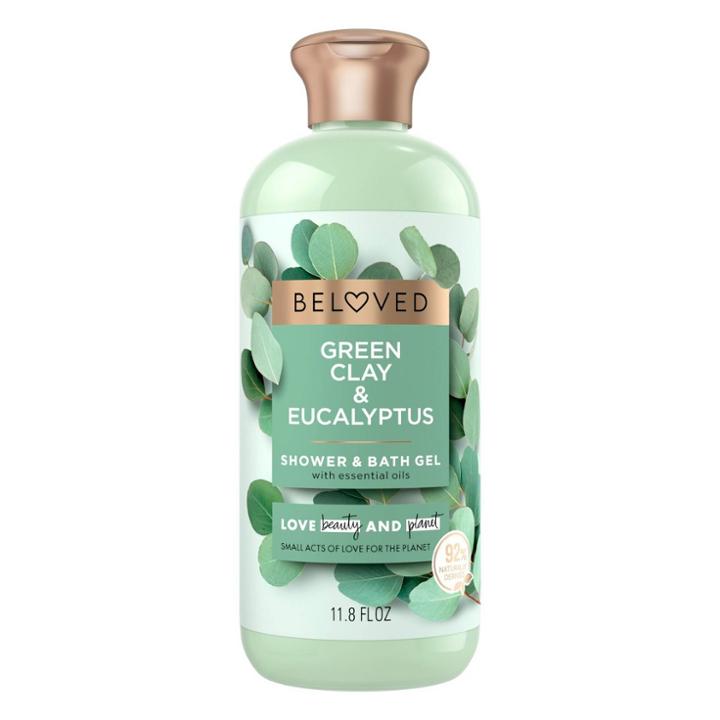 Beloved Green Clay & Eucalyptus Shower & Bath Gel Body Wash