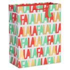 Large Falalala Christmas Gift Bag Red/white/green - Wondershop