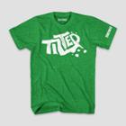Mad Engine Boys' Fortnite Tilted Logo Short Sleeve T-shirt - Green Heather