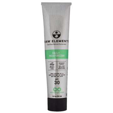 Raw Elements Daily Lifestyle Aluminum Mineral Sunscreen Tube - Spf 30+