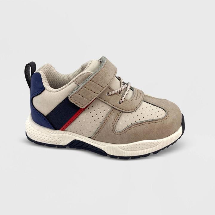 Toddler Boys' Surprize By Stride Rite Jeffry Apparel Sneakers - Dark Gray