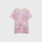 Men's Tie-dye Standard Fit Short Sleeve Crew Neck T-shirt - Goodfellow & Co Purple