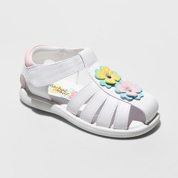 Rachel Shoes Toddler Girls' Rachel Mae Fisherman Sandals - White