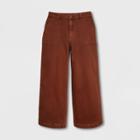 Women's High-rise Wide Leg Cropped Jeans - Universal Thread Brown