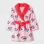 Toddler Girls' Minnie Mouse Robe - Pink