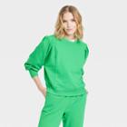 Women's Fleece Sweatshirt - A New Day Green
