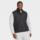 Men's Big & Tall Puffer Vest - All In Motion Black