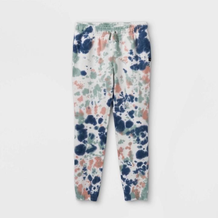 Boys' Tie-dye Knit Jogger Pants - Art Class