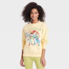 Women's Toy Story Sunnyside Daycareoversized Graphic Sweatshirt - Yellow