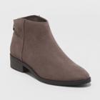 Petitewomen's Emma Microsuede Short Bootie - Universal Thread Gray