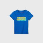 Toddler Boys' 'awesome Brother' Graphic Short Sleeve T-shirt - Cat & Jack Blue