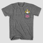 Men's The Simpsons Short Sleeve Graphic T-shirt - Gray