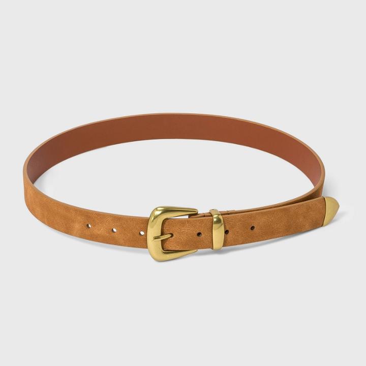 Women's Modern Western Belt - Universal Thread Cognac