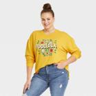Well Worn Latino Heritage Month Women's Plus Size Poderosa Sweatshirt - Yellow