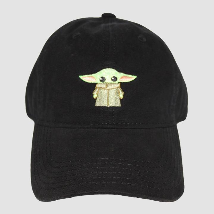 Men's Star Wars Mandalorian Baby Yoda Cap - Black