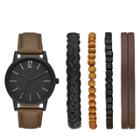 Target Men's Strap Watch Set - Goodfellow & Co Brown