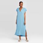 Women's Short Sleeve Dress - Prologue Blue