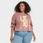 Grayson Threads Women's Plus Size Lunar New Year Rabbit Graphic Sweatshirt - Brown