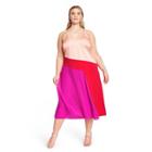 Women's Plus Size Pleated Dress - Cushnie For Target Pink/red