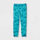 Girls' Seamless Leggings - All In Motion Vivid Teal