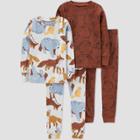 Carter's Just One You Toddler Boys' 4pc Bears Pajama