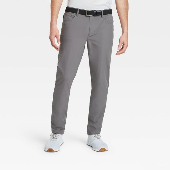 Men's Golf Slim Pants - All In Motion Gray
