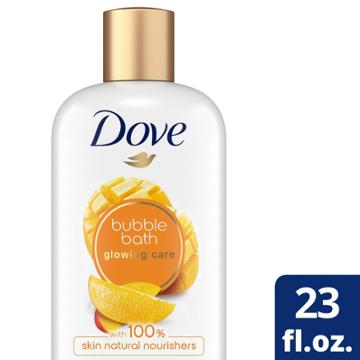 Dove Beauty Nourishing Secrets Glowing Ritual Sulfate Free Bubble Bath Mango & Almond