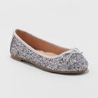 Girls' Lesley Glitter Metallic Ballet Flats - Cat & Jack