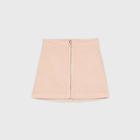 Girls' Zip-front Corduroy Skirt - Art Class Pink