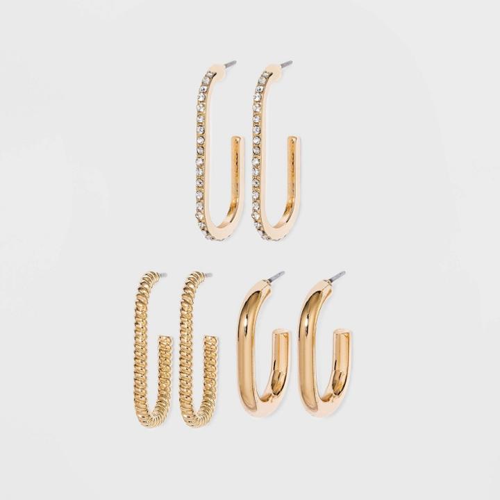 Sugarfix By Baublebar Gold Huggie Hoop Earring